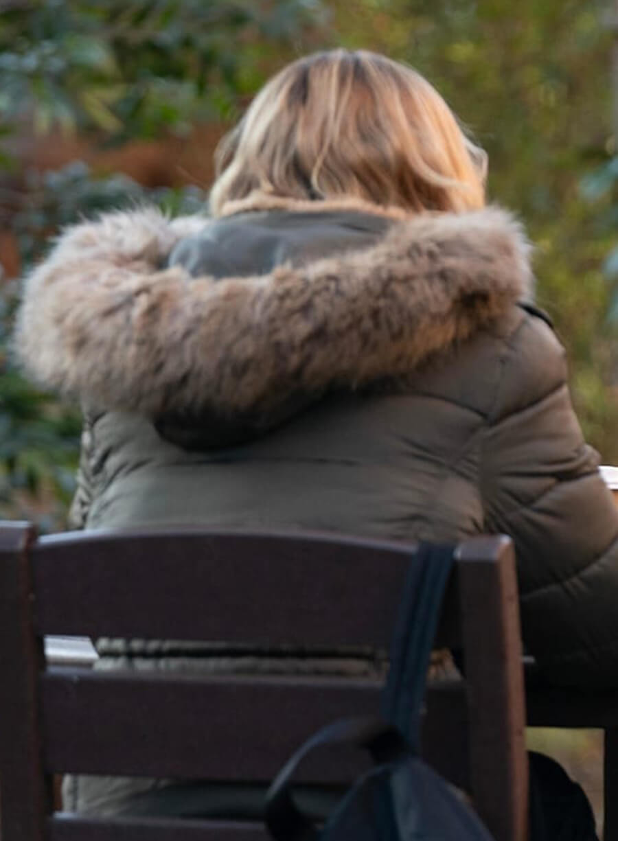 Harpoon Lucy Albright Inspired Grey Hooded Jacket - Tell Me Lies Style