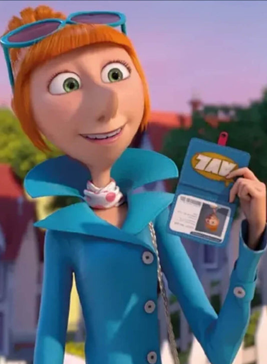 Harpoon Kristin Wiig Inspired Blue Coat - Despicable Me 3 Style