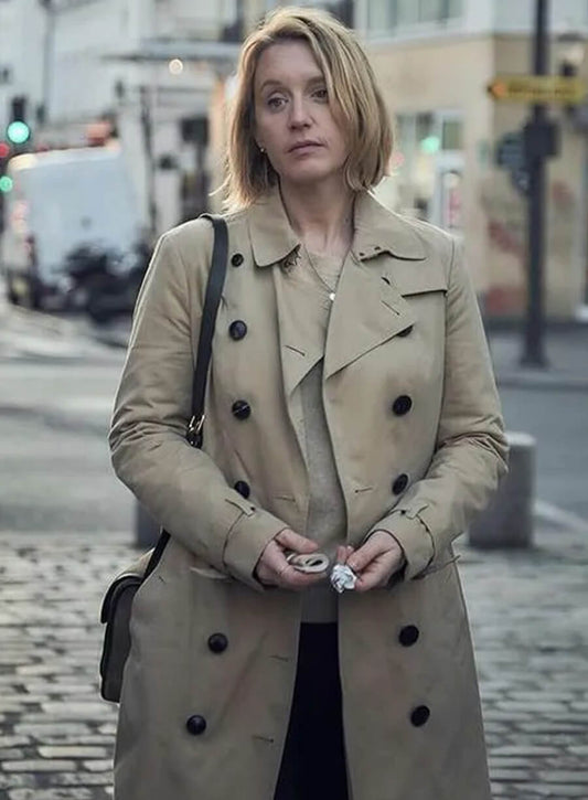 Harpoon Claire Laurent Inspired Beige Coat - Lupin Style