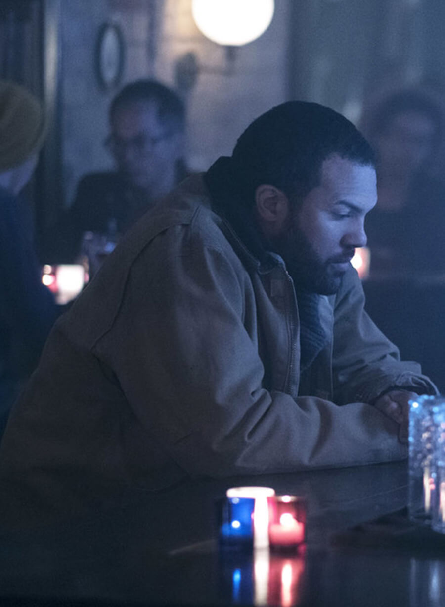 Harpoon Luke Bankole Inspired Brown Cotton Fabric Cotton Jacket - The Handmaid's Tale S02 Style