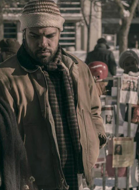 Harpoon Luke Bankole Inspired Brown Cotton Fabric Cotton Jacket - The Handmaid's Tale S02 Style