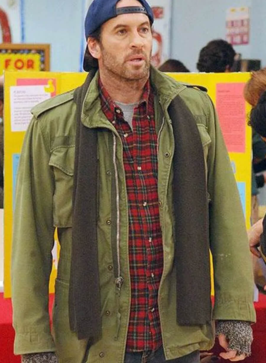 Harpoon Luke Danes Inspired Green Cotton Jacket - Gilmore Girls Style