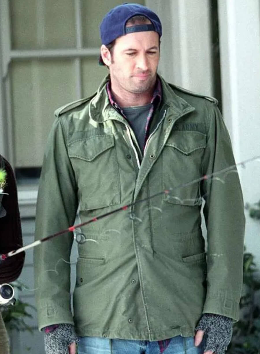 Harpoon Luke Danes Inspired Green Cotton Jacket - Gilmore Girls Style