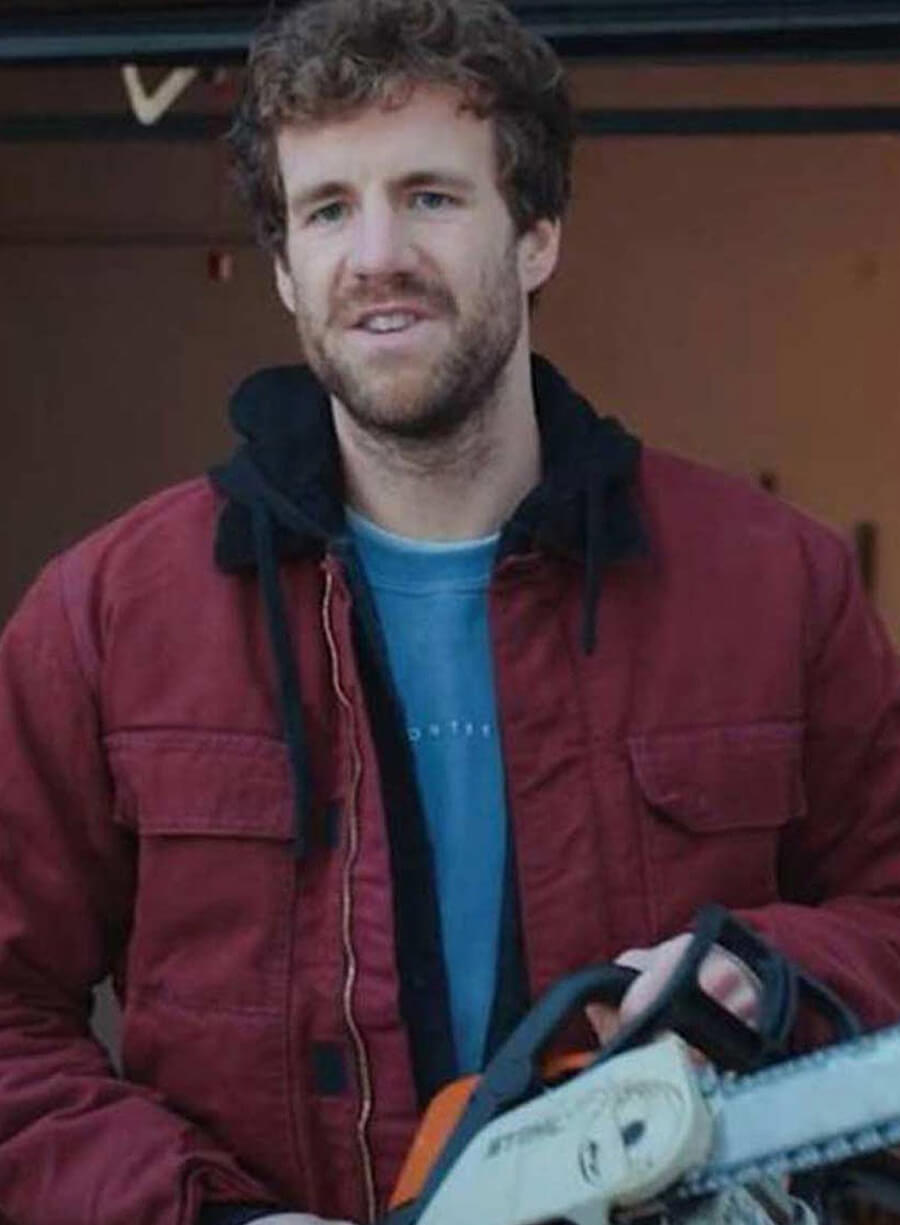 Harpoon Basti Inspired Red Leather Jacket - Over Christmas Style