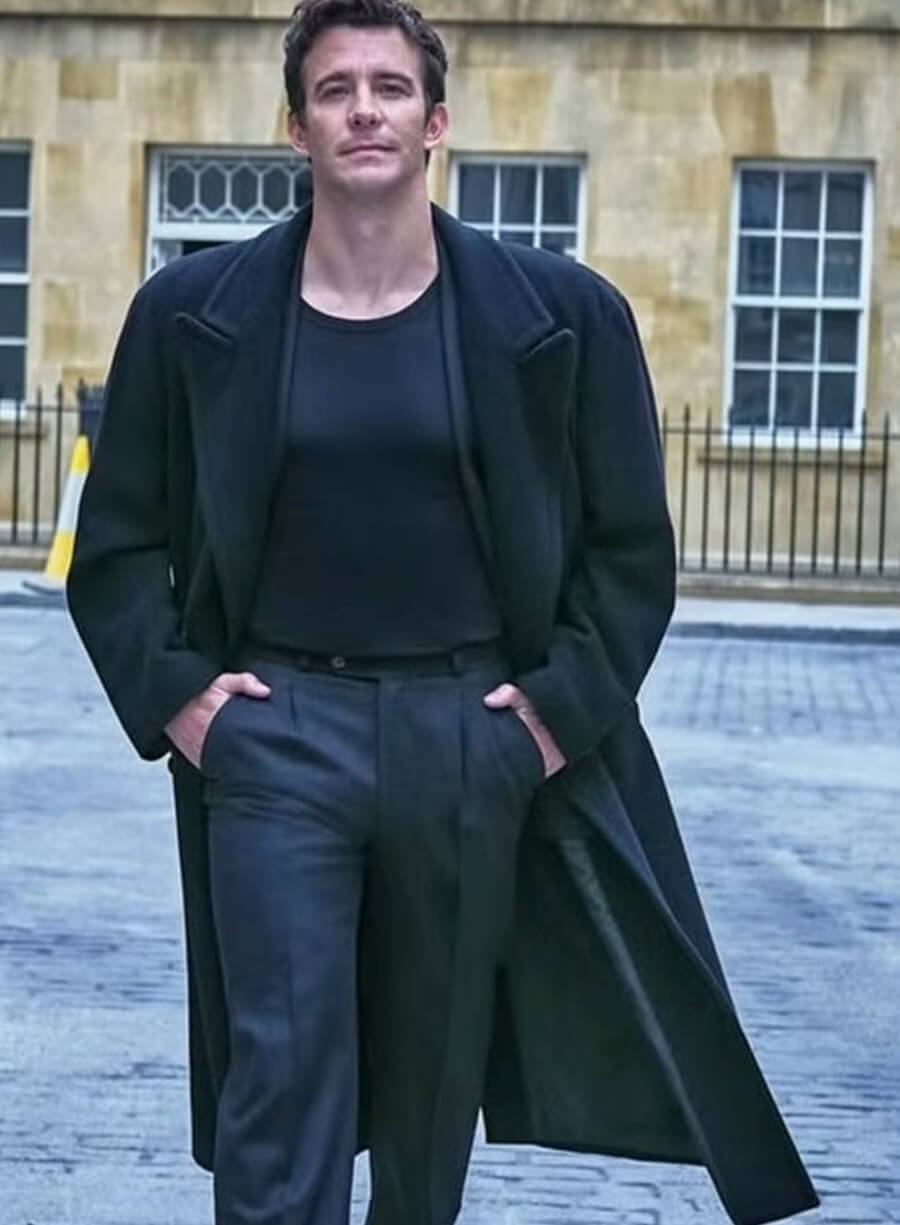Harpoon Benedict Bridger Inspired Black Coat - Bridgerton Style