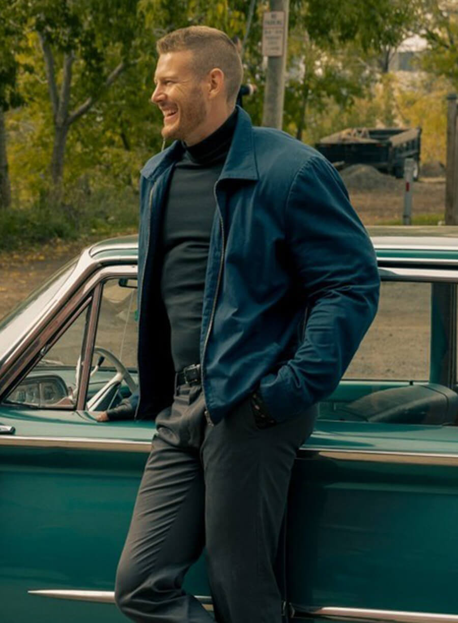 Harpoon Luther Hargreeves Inspired Black Leather Jacket - The Umbrella Academy Style