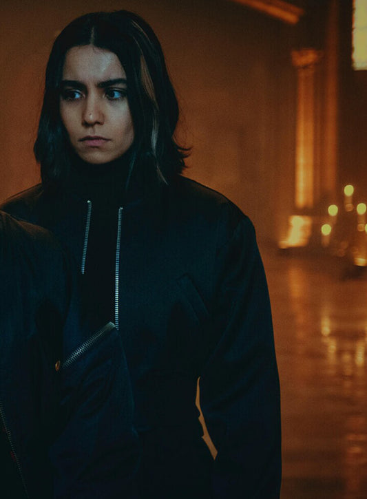 Harpoon Lyna Guerrab Inspired Black Bomber Jacket - Furies 2024 Style