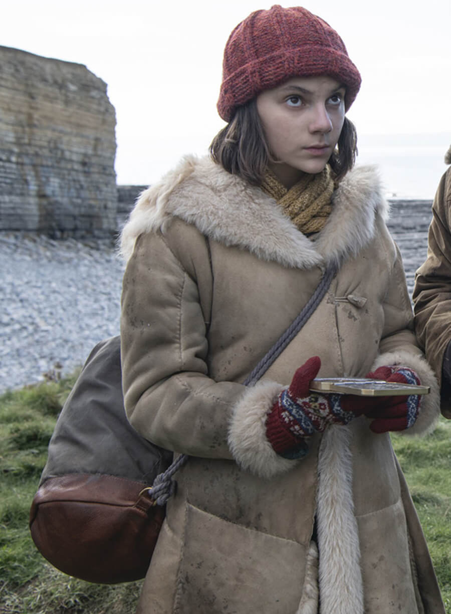 Harpoon Lyra Belacqua Inspired Beige Coat - His Dark Materials Style