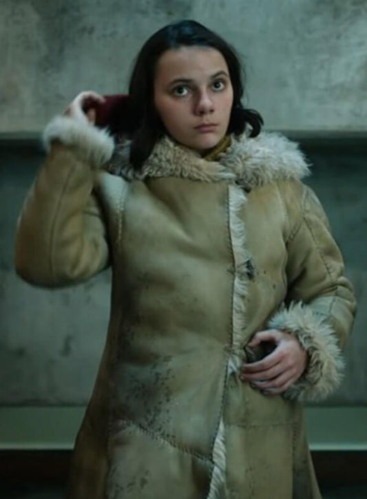 Harpoon Lyra Belacqua Inspired Beige Coat - His Dark Materials Style
