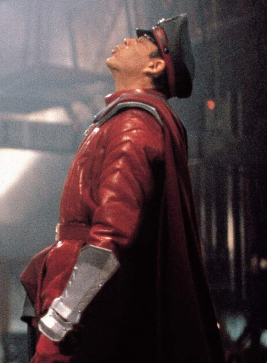 Harpoon M. Bison Inspired Red Leather Jacket - Street Fighter 1994 Style