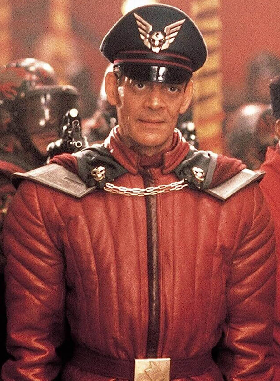 Harpoon M. Bison Inspired Red Leather Jacket - Street Fighter 1994 Style