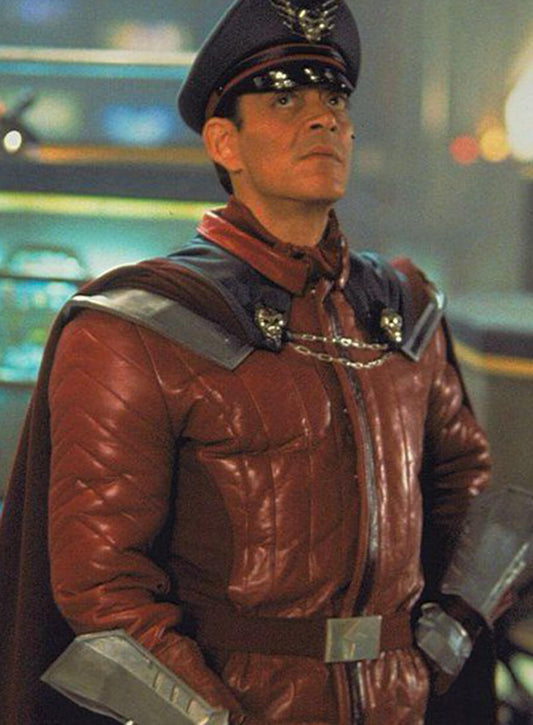 Harpoon M. Bison Inspired Red Leather Jacket - Street Fighter 1994 Style
