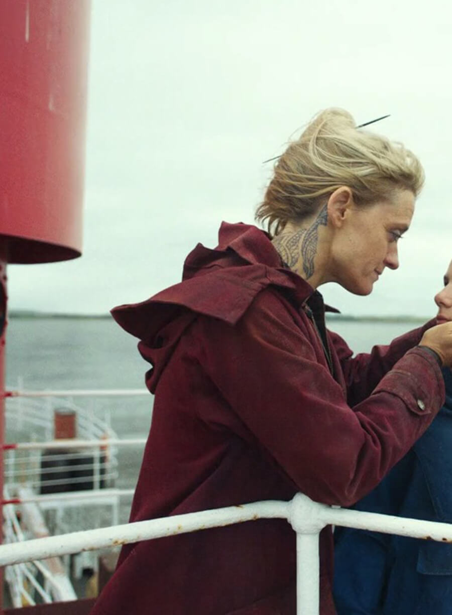 Harpoon Ma Costa Inspired Red Hooded Jacket - His Dark Materials Style
