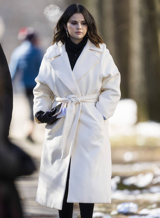 Harpoon Mabel Mora Inspired White Coat - Only Murders in the Building Style