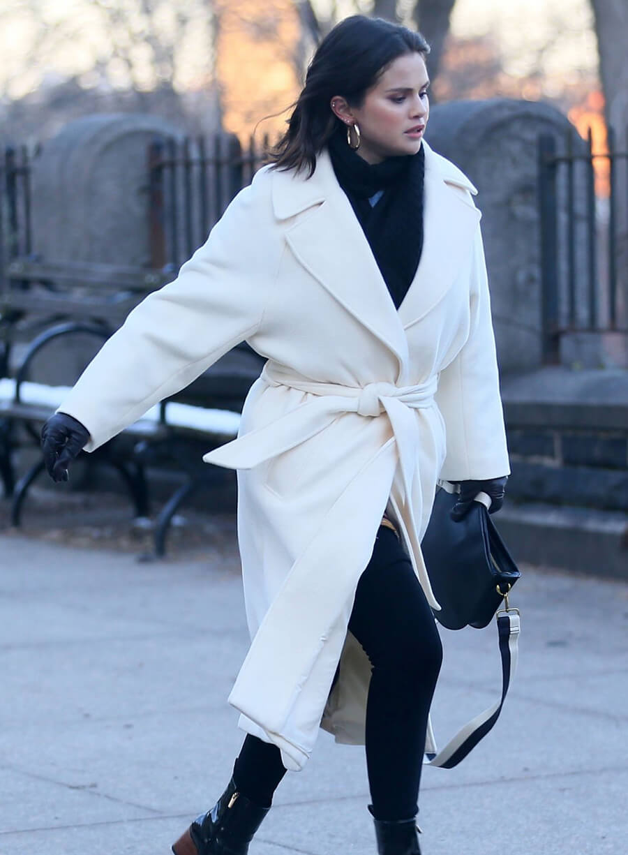 Harpoon Mabel Mora Inspired White Coat - Only Murders in the Building Style