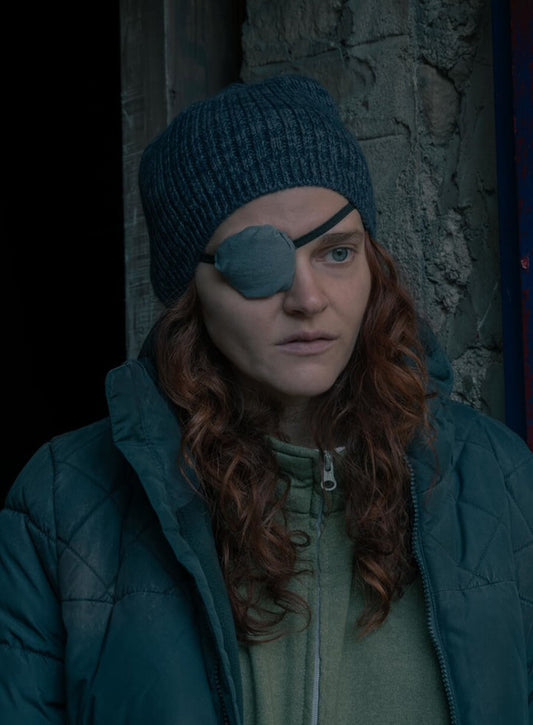 Harpoon Janine Lindo Inspired Blue Cotton Polyester Cotton Jacket - The Handmaid's Tale Style