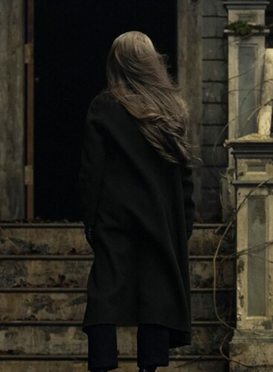 Harpoon Madeline Usher Inspired Black Coat - The Fall of the House of Usher Style