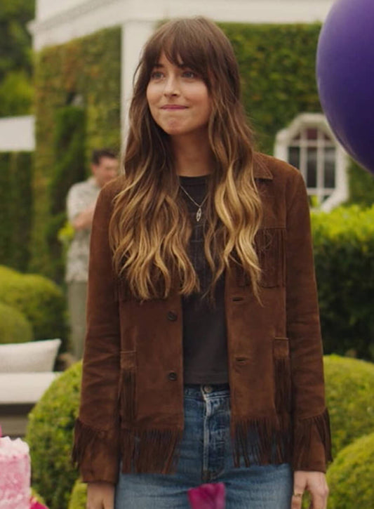 Harpoon Maggie Sherwoode Inspired Brown Leather Jacket - The High Note Style