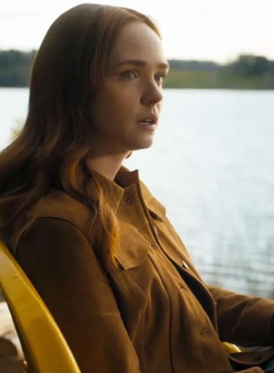 Harpoon Maggie Sullivan Inspired Brown Leather Jacket - Sullivan's Crossing Style