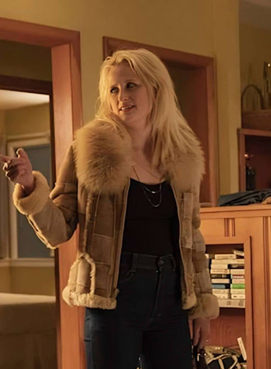 Harpoon Lucky Purcell Inspired Tan Brown Suede Leather Leather Jacket - True Detective Style
