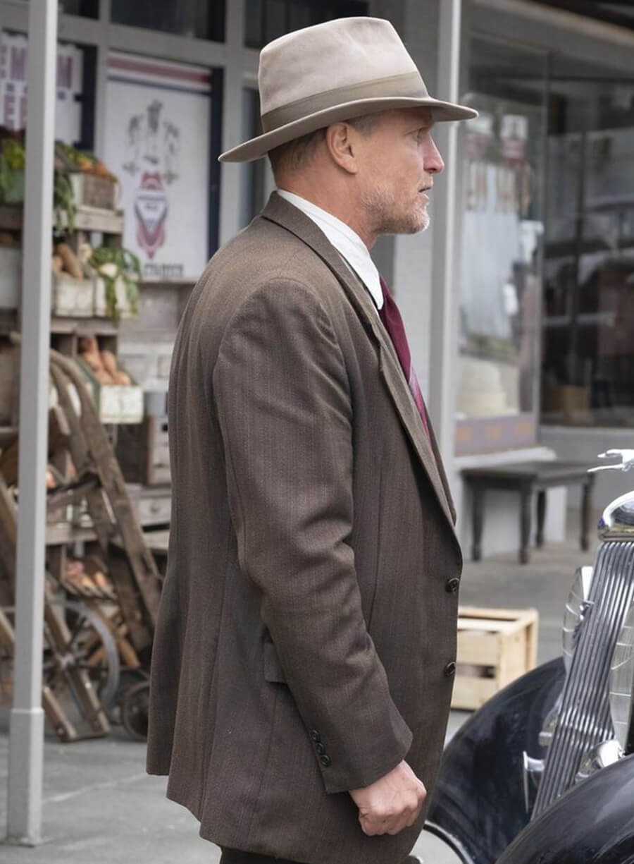Harpoon Frank Hamer Inspired Brown Leather Jacket - The Highwaymen Style