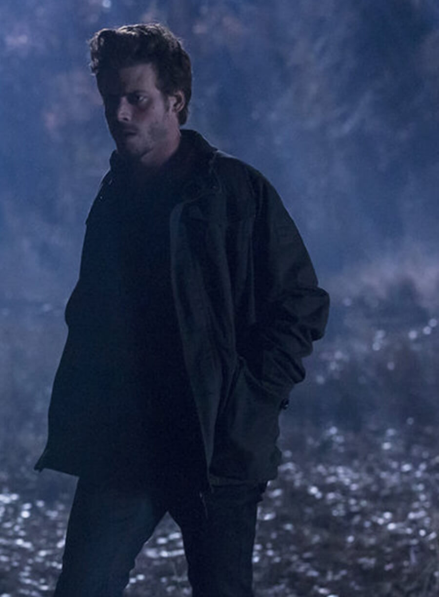 Harpoon Manfred Bernardo Inspired Black Cotton Fabric Cotton Jacket - Midnight Texas Style