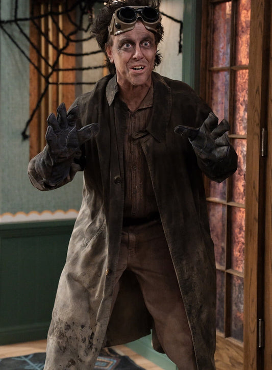 Harpoon Mantooth Inspired Brown Coat - Wizards Beyond Waverly Place Style