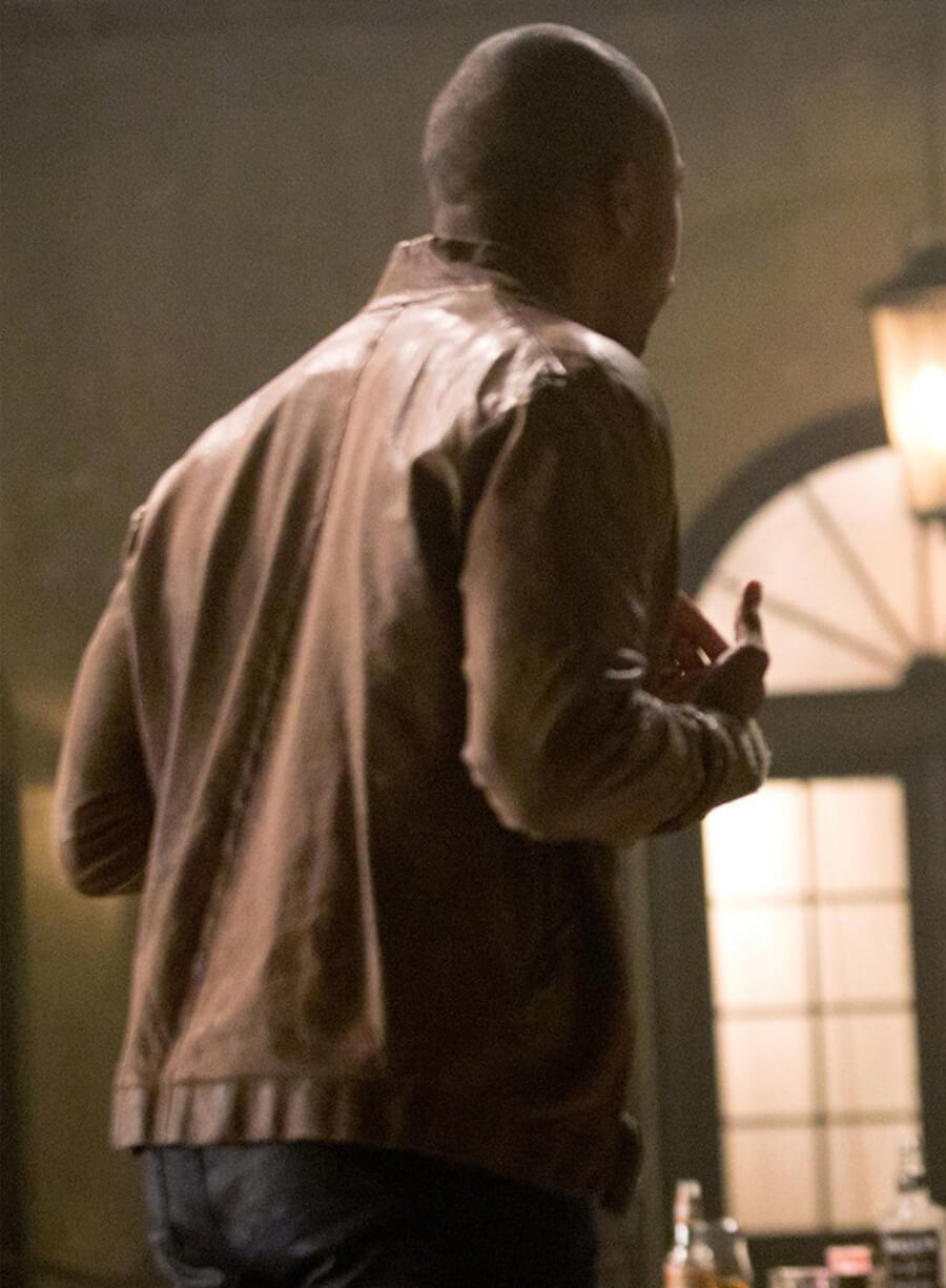 Harpoon Marcel Gerard Inspired Brown Leather Jacket - The Originals S01 Style