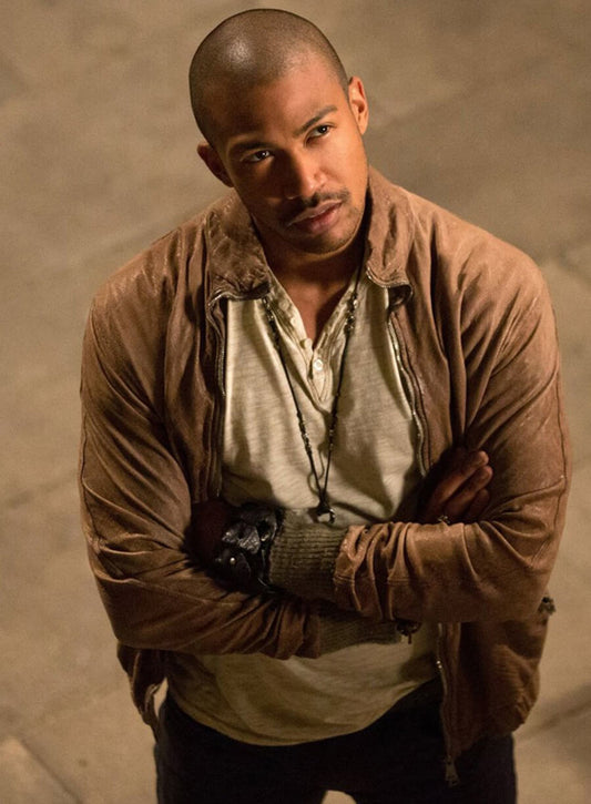 Harpoon Marcel Gerard Inspired Brown Leather Jacket - The Originals S01 Style
