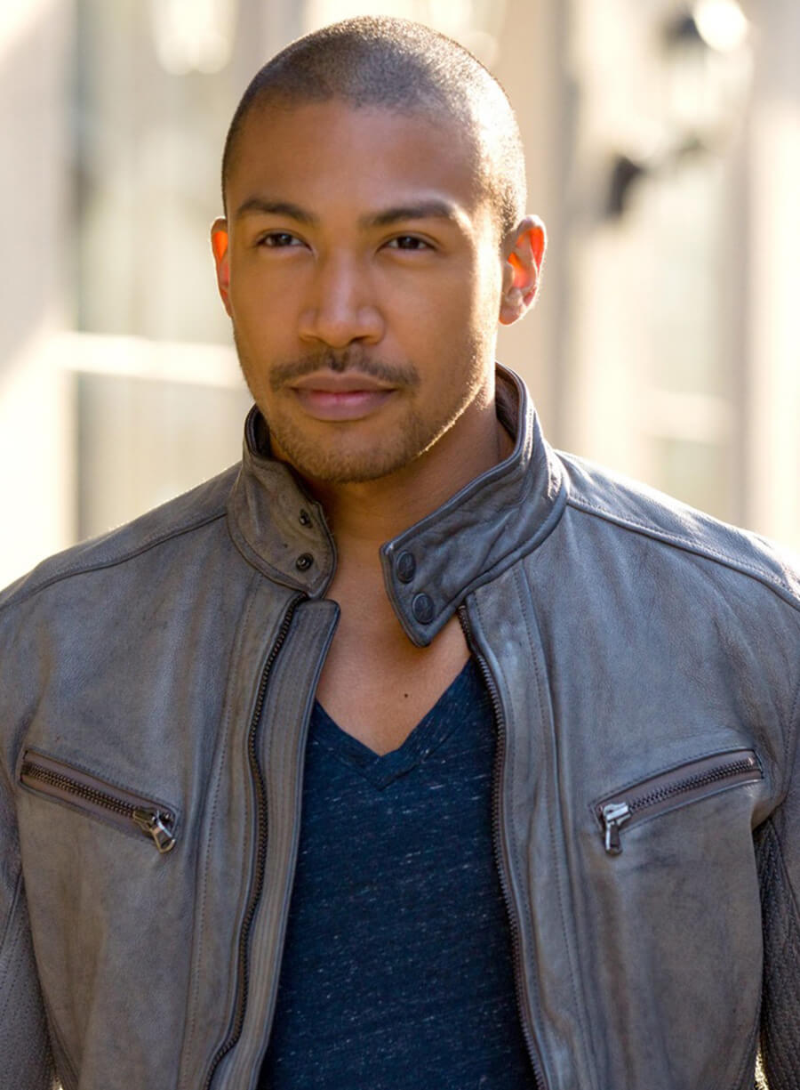 Harpoon Marcel Gerard Inspired Grey Leather Jacket - The Originals S01 Style