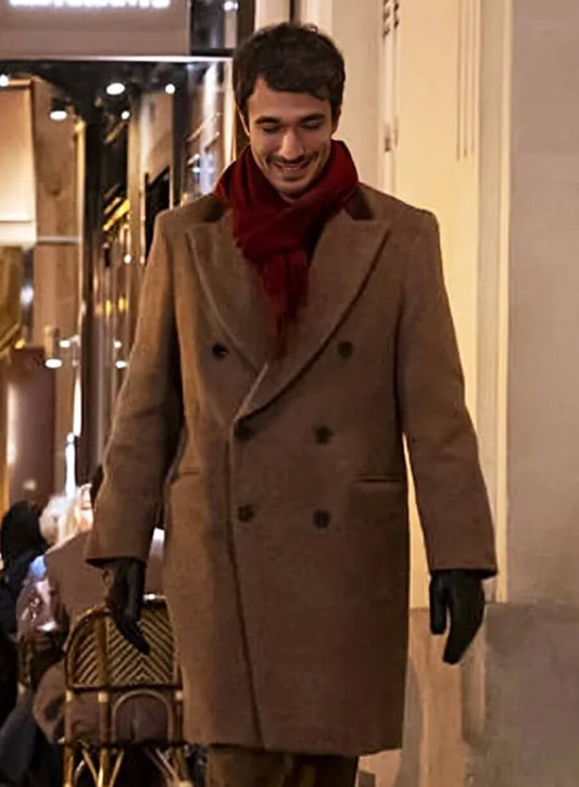 Harpoon Marcello Inspired Brown Coat - Emily in Paris S04 Style