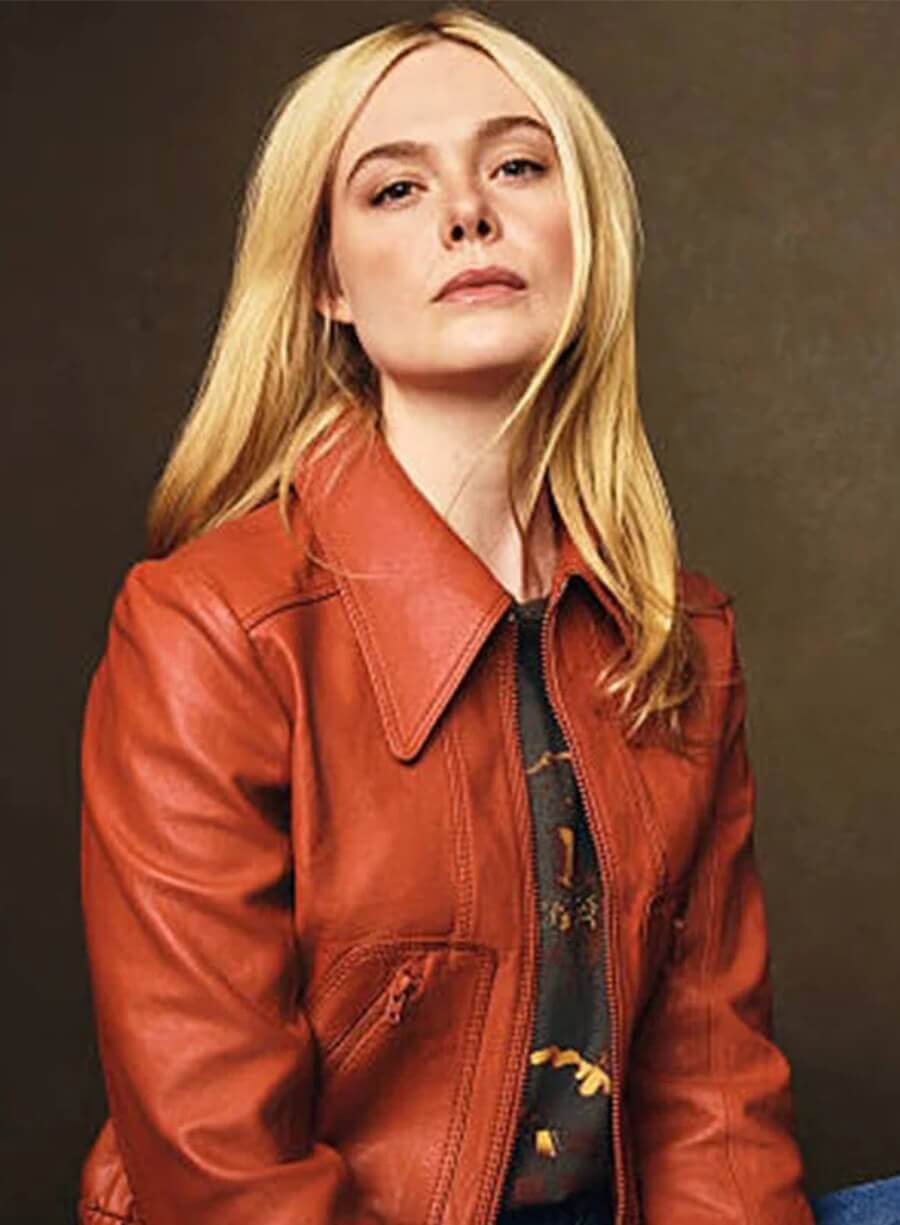 Harpoon Margo Millet Inspired Orange Tan Leather Jacket - Margo's Got Money Troubles Style