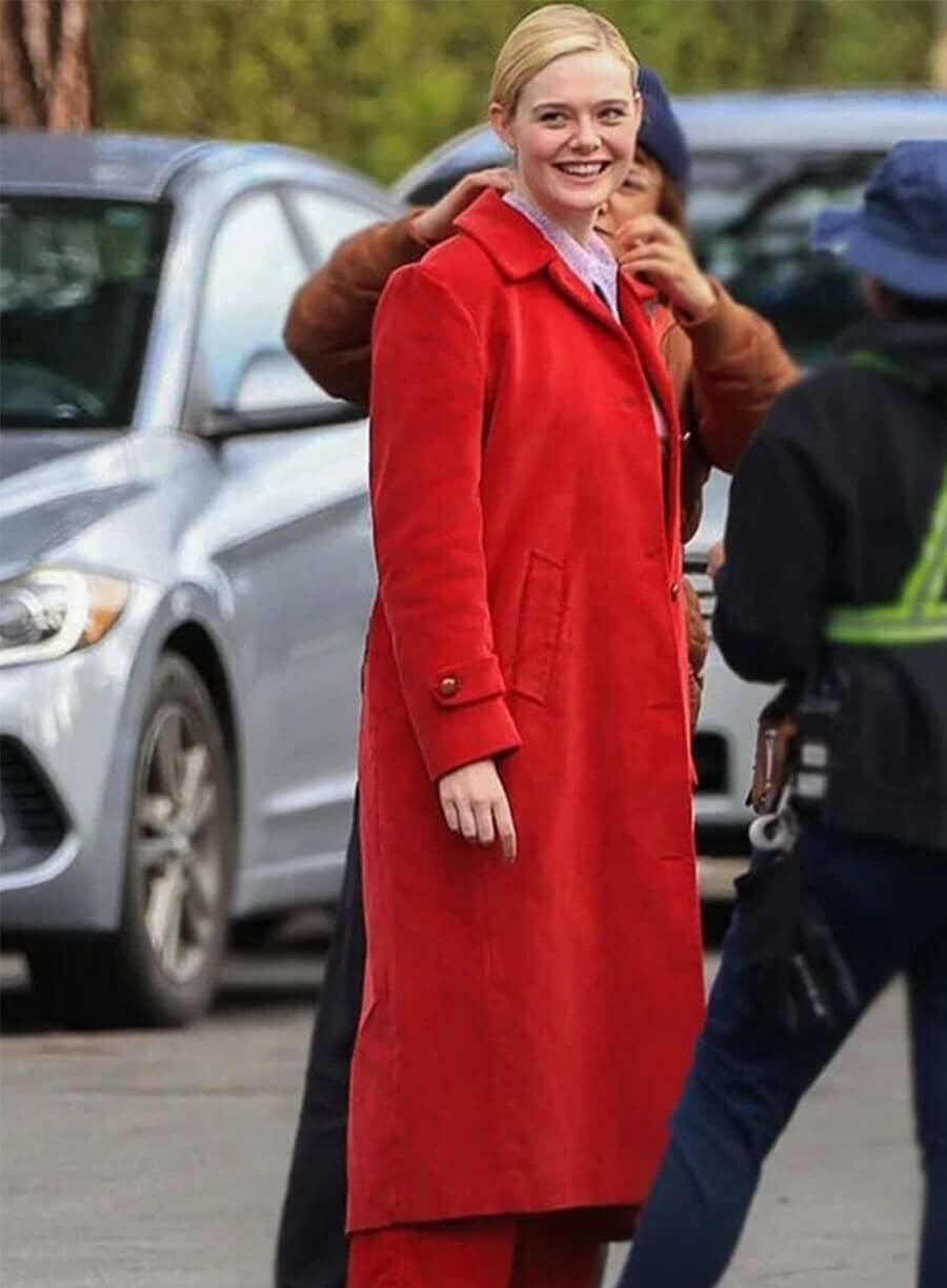 Harpoon Margo Millet Inspired Red Coat - Margo's Got Money Troubles Style