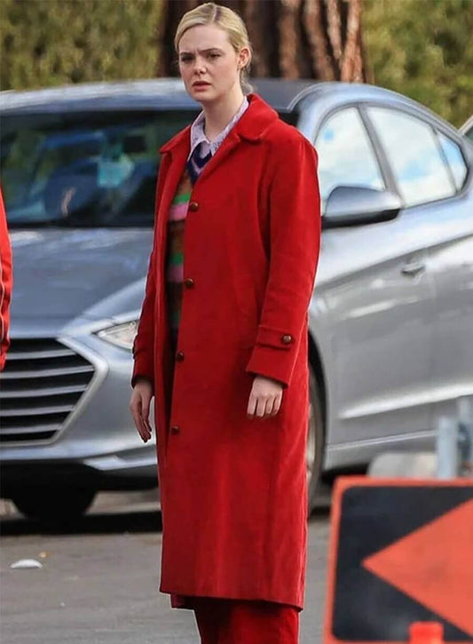Harpoon Margo Millet Inspired Red Coat - Margo's Got Money Troubles Style