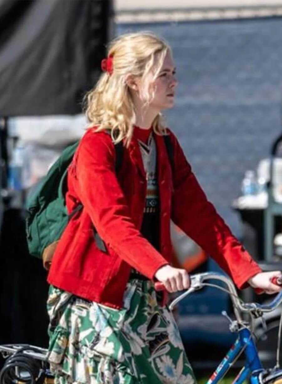 Harpoon Margo Millet Inspired Red Leather Jacket - Margo's Got Money Troubles Style
