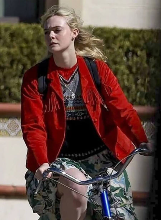 Harpoon Margo Millet Inspired Red Leather Jacket - Margo's Got Money Troubles Style
