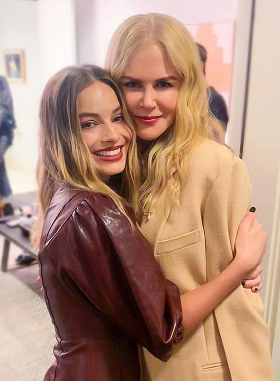 Harpoon Margot Robbie Dress Inspired Brown Leather Jacket