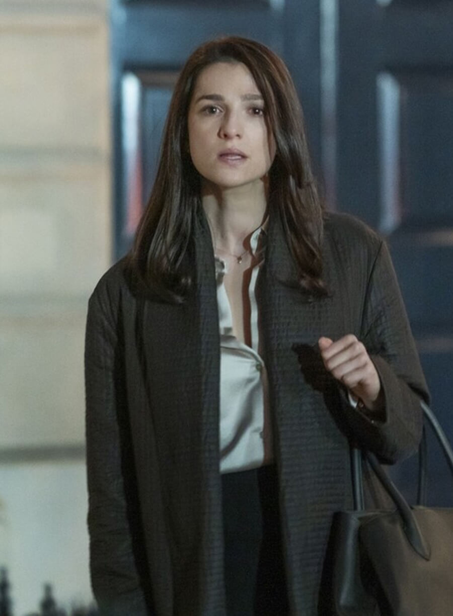 Harpoon Yasmin Kara-Hanani Inspired Black Coat - Industry S03 Style