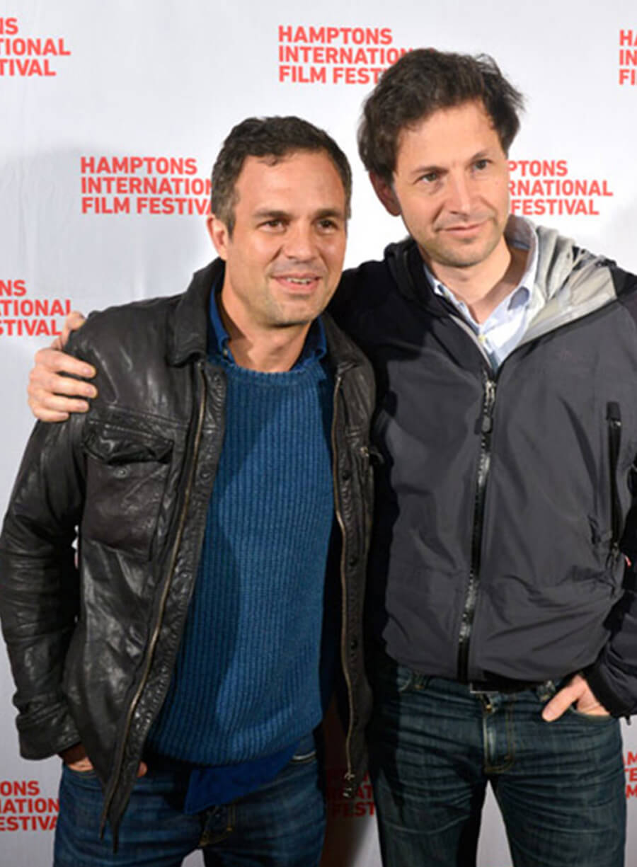 Harpoon Mark Ruffalo Inspired Black Real Leather Leather Jacket