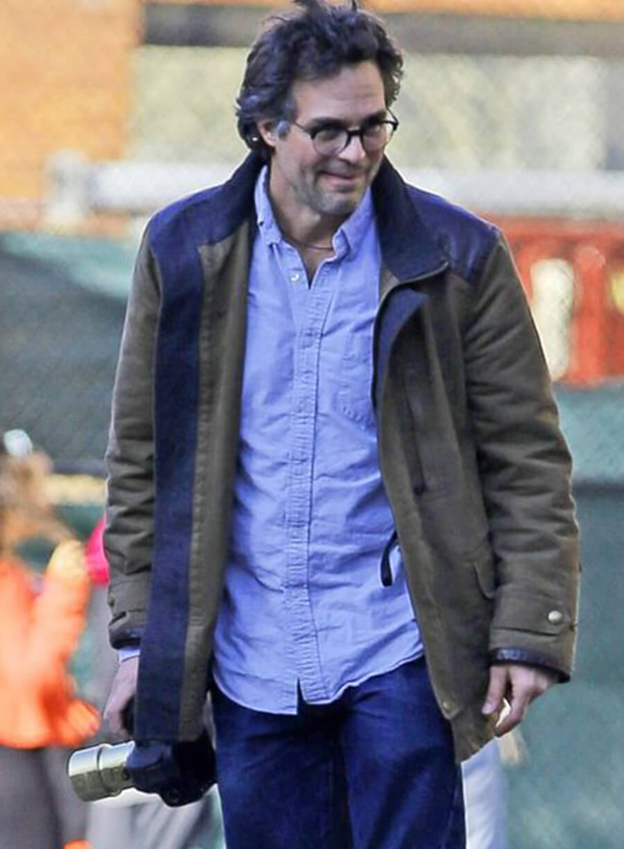 Harpoon Mark Ruffalo Suede Inspired Green Suede Leather Leather Jacket