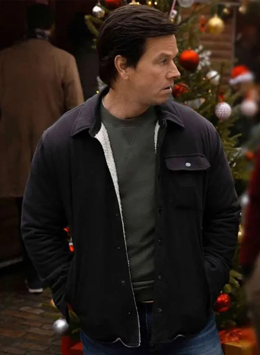Harpoon Dan Morgan Inspired Black Leather Jacket - The Family Plan 2 Style