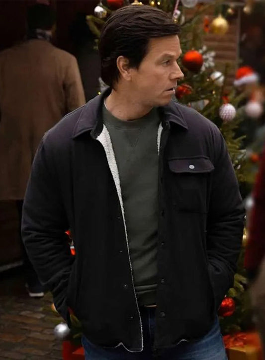 Harpoon Dan Morgan Inspired Black Leather Jacket - The Family Plan 2 Style