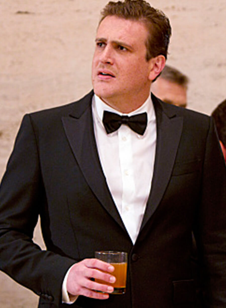Harpoon Marshall Eriksen Inspired Black Leather Jacket - How I met Your Mother S06 Style
