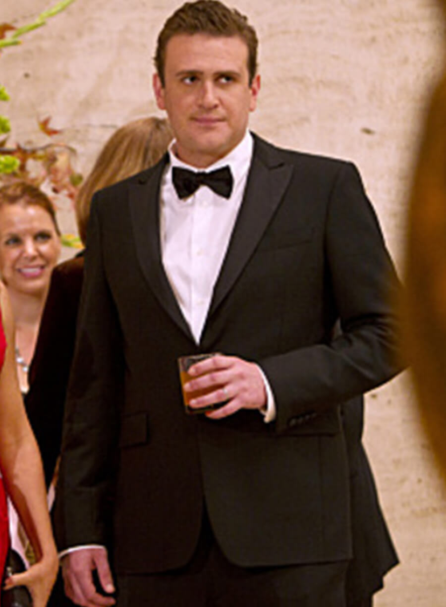 Harpoon Marshall Eriksen Inspired Black Leather Jacket - How I met Your Mother S06 Style