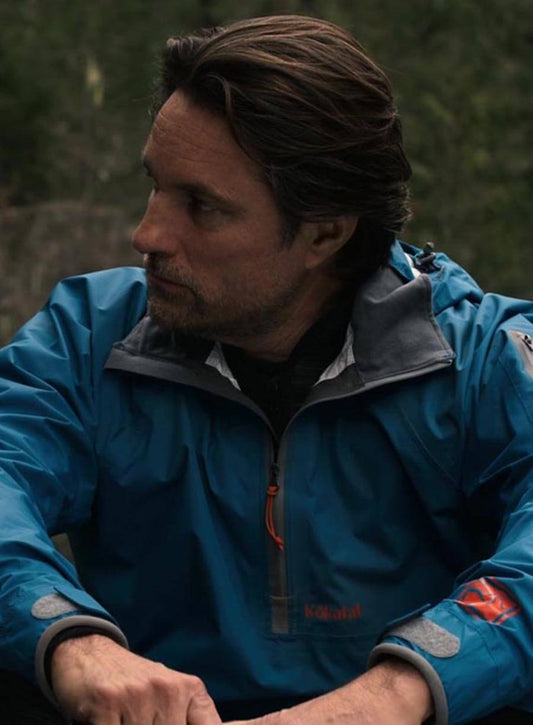 Harpoon Jack Sheridan Inspired Blue Leather Jacket - Virgin River Style