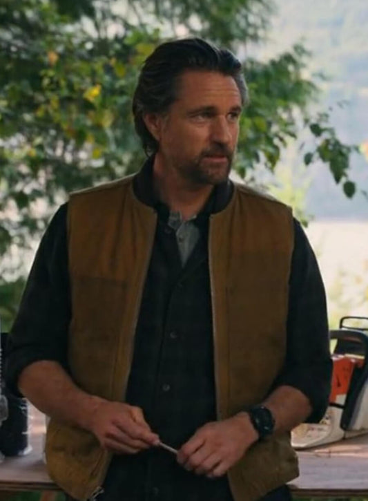 Harpoon Jack Sheridan Inspired Brown Leather Jacket - Virgin River S05 Style