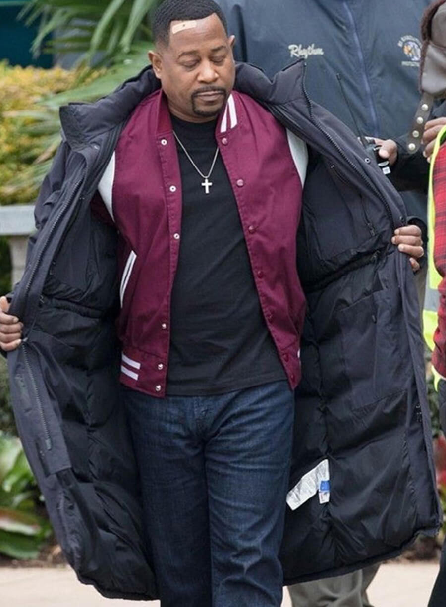Harpoon Marcus Miles Burnett Inspired Black Parachute Coat - Bad Boys Ride or Die Style