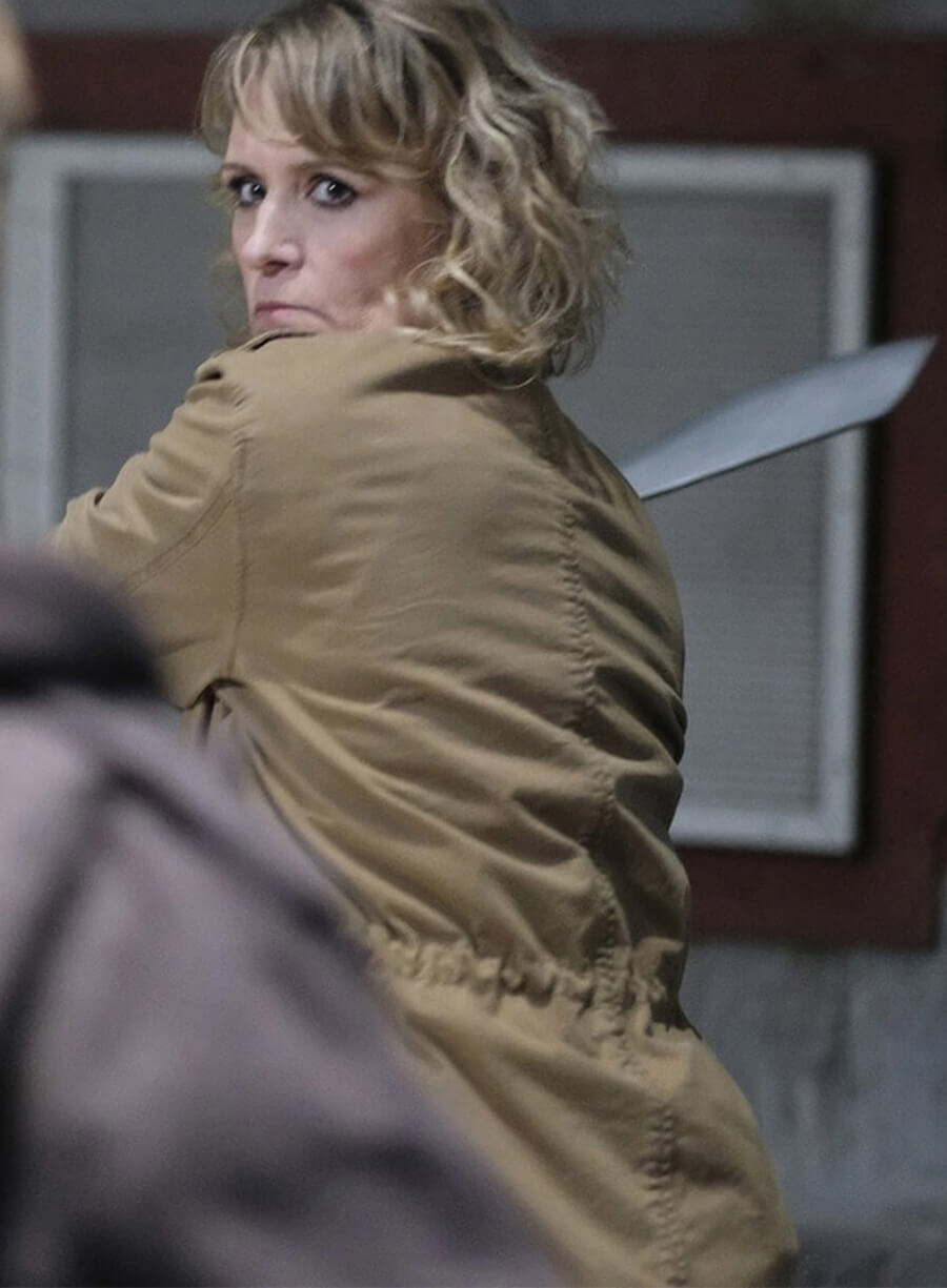 Harpoon Mary Winchester Inspired Green Cotton Fabric Cotton Jacket - Supernatural Tv Series S12 Style