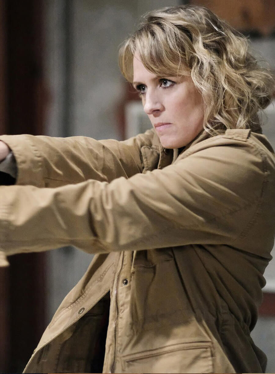 Harpoon Mary Winchester Inspired Brown Cotton Fabric Cotton Jacket - Supernatural Tv Series S12 Style
