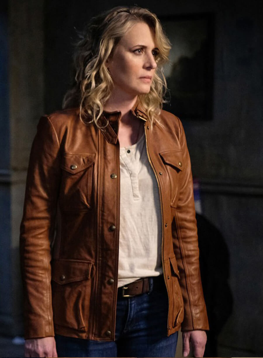 Harpoon Mary Winchester Inspired Brown Real Leather Leather Jacket - Supernatural Tv Series Style